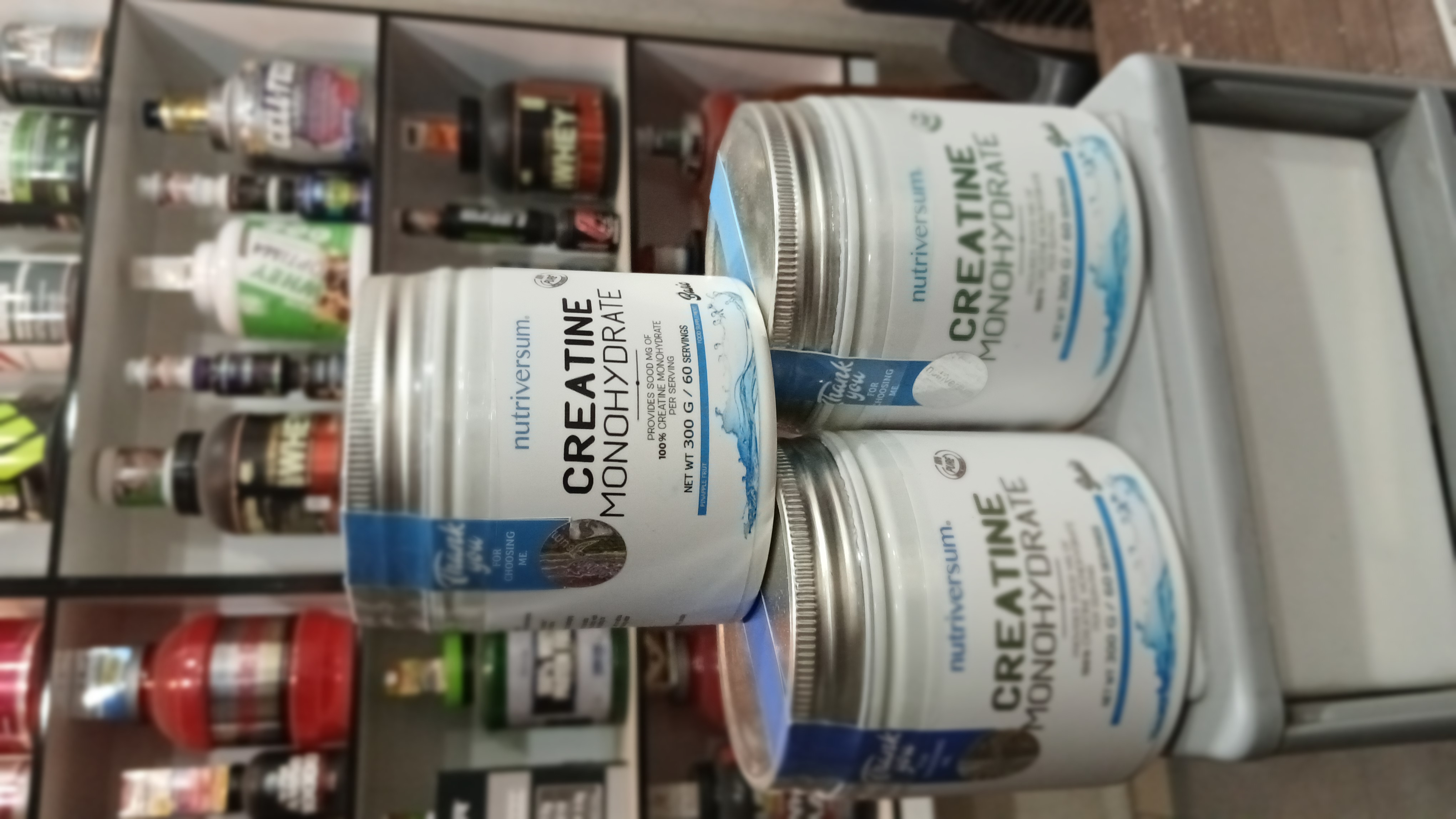کراتین مونو هیدرات ۳۰۰ گرم ناترورسام