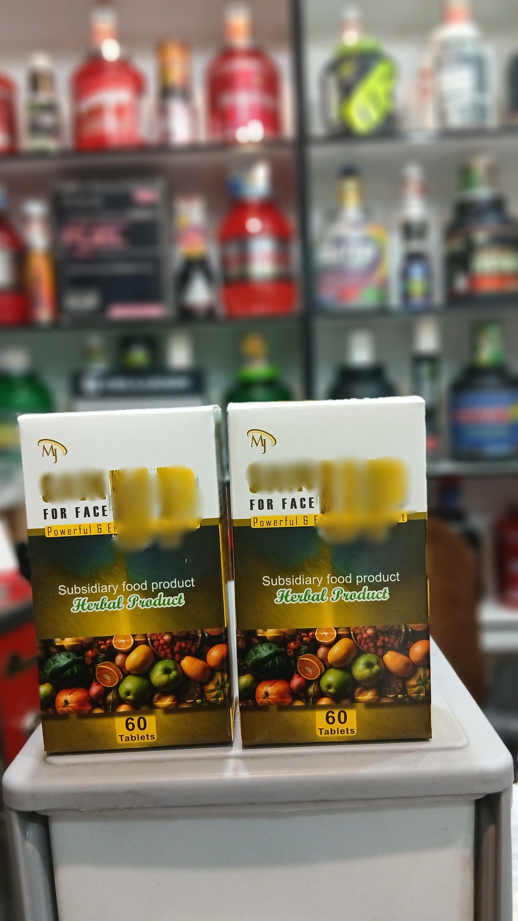 مکمل قرص چاقی کارتنی میوه ای اکسیژن مخصوص صورت